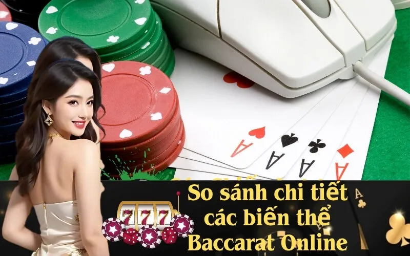 So sánh chi tiết các biến thể Baccarat Online